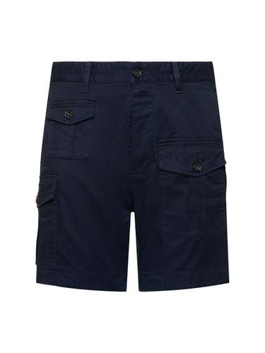 Sexy Stretch Cotton Cargo Shorts - DSQUARED2 - Modalova