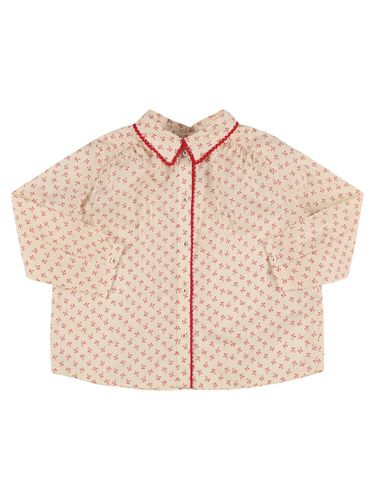 Camisa De Popelina De Algodón Estampada - BONPOINT - Modalova