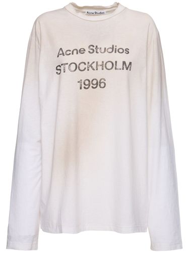 Edden U 1996 Cotton Blend T-shirt - ACNE STUDIOS - Modalova