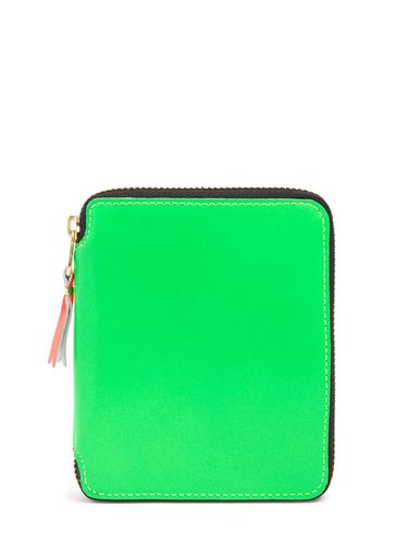 Super Fluo Leather Wallet - COMME DES GARÇONS WALLET - Modalova