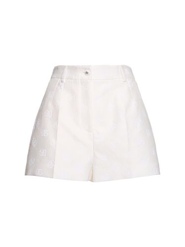 Dg Monogram Jacquard Shorts - DOLCE & GABBANA - Modalova