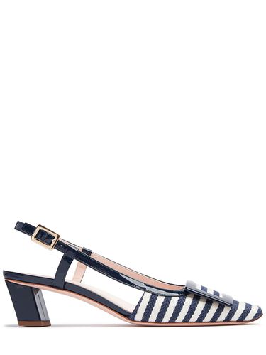 Slingback Bv Lacquered In Pelle 45mm - ROGER VIVIER - Modalova