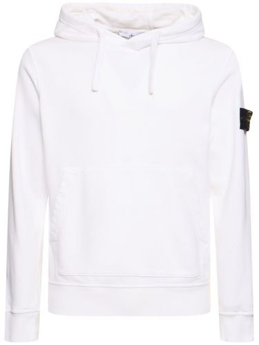 Hooded Cotton Sweatshirt - STONE ISLAND - Modalova