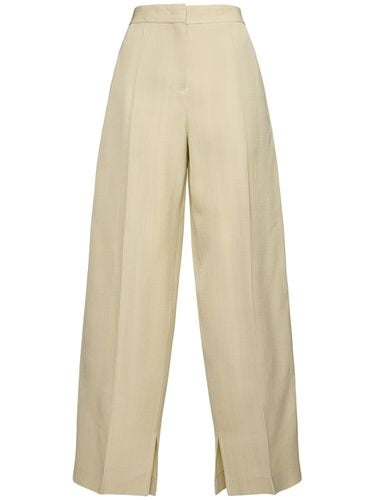 Fluid Silk & Viscose Tailored Wide Pants - JIL SANDER - Modalova