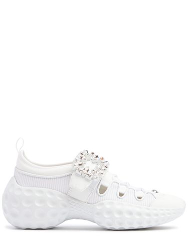 Viv Run Cotton & Mesh Sneakers - ROGER VIVIER - Modalova