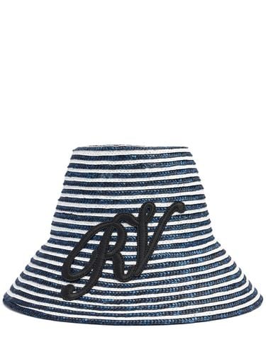 Monogram Straw Hat - ROGER VIVIER - Modalova