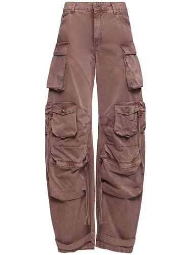 Fern Low Rise Wide Leg Cargo Jeans - THE ATTICO - Modalova