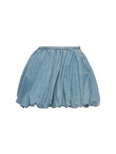 Denim Balloon Mini Skirt - ROTATE - Modalova