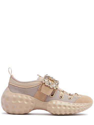 Sneakers Viv Run In Cotone E Mesh - ROGER VIVIER - Modalova