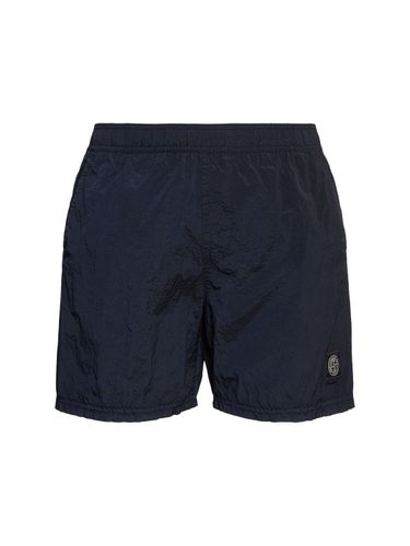 Logo Patch Shorts - STONE ISLAND - Modalova