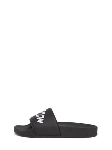 Rubber Slide Sandals W/logo - DSQUARED2 - Modalova