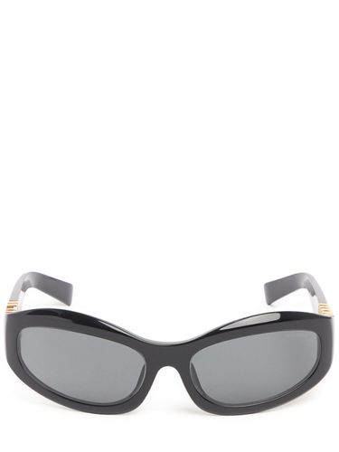 Oval Acetate Sunglasses - MIU MIU - Modalova