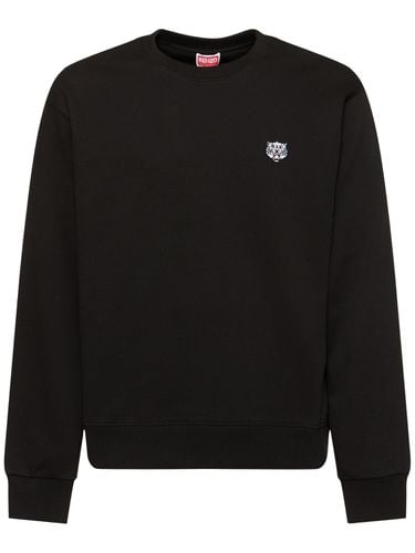 Happy Tiger Cotton Sweatshirt - KENZO PARIS - Modalova