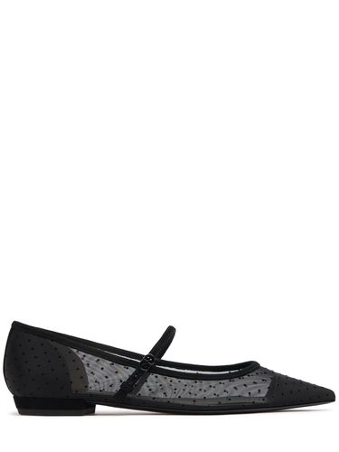 Mm Double T Mesh Mary Jane Flats - TORY BURCH - Modalova