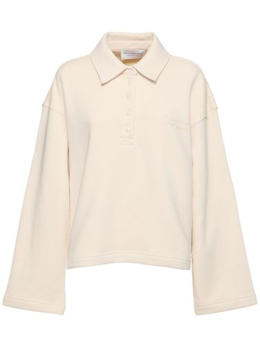 Cotton Jersey Polo Top - PHILOSOPHY DI LORENZO SERAFINI - Modalova