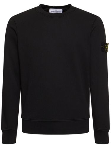 Crewneck Cotton Sweatshirt - STONE ISLAND - Modalova