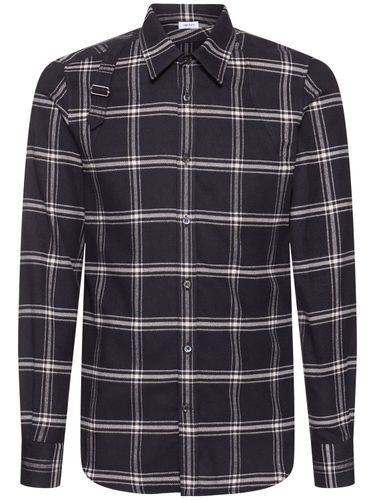 Plaid Cotton Shirt - ALEXANDER MCQUEEN - Modalova