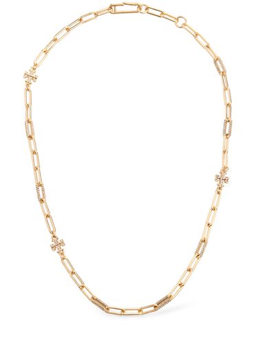 Good Luck Chain Pavé Necklace - TORY BURCH - Modalova