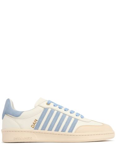 Boxer Leather Sneakers - DSQUARED2 - Modalova