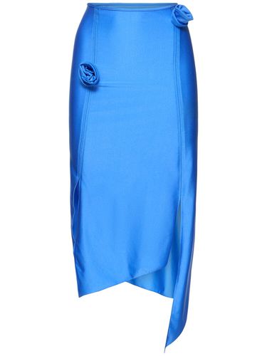 Flower Stretch Jersey Midi Skirt - COPERNI - Modalova