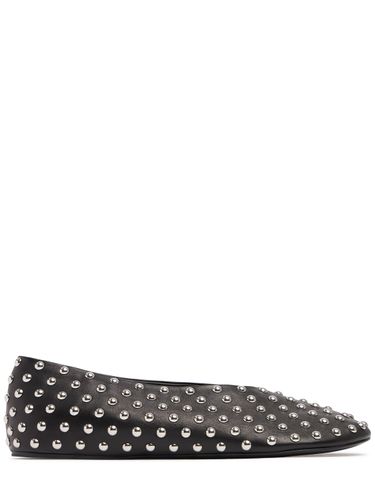 Mm Studded Leather Ballerinas - JIL SANDER - Modalova