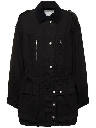 Joanna Oversized Cotton Gabardine Jacket - MARANT ETOILE - Modalova