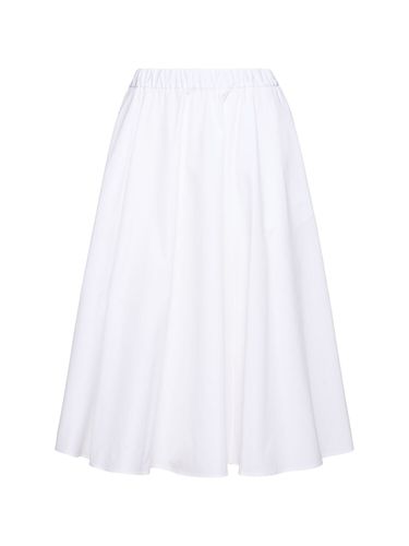 Cotton Poplin Midi Skirt - ASPESI - Modalova