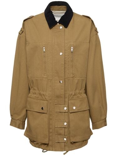 Joanna Oversized Cotton Gabardine Jacket - MARANT ETOILE - Modalova