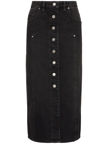 Vandy Cotton Denim Buttoned Midi Skirt - MARANT ETOILE - Modalova