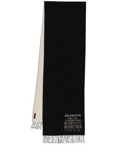 Wool Blend Scarf - BALENCIAGA - Modalova