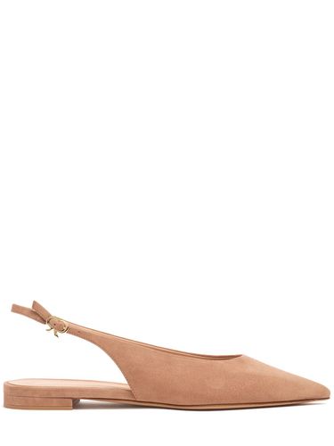 Mm Robbie Suede Slingback Flats - GIANVITO ROSSI - Modalova