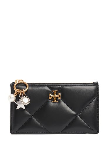 Kira Charm Diamond Quilted Zip Card Case - TORY BURCH - Modalova