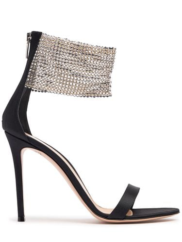 Mm Satin & Crystal Sandals - GIANVITO ROSSI - Modalova