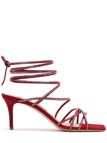 Mm Suede & Crystal Sandals - GIANVITO ROSSI - Modalova