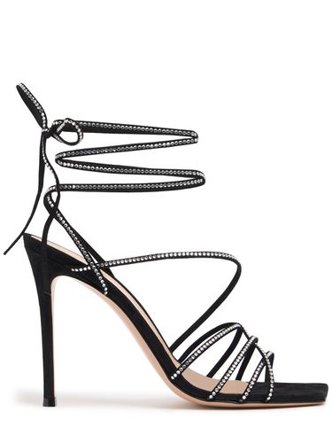 Mm Suede & Crystal Sandals - GIANVITO ROSSI - Modalova