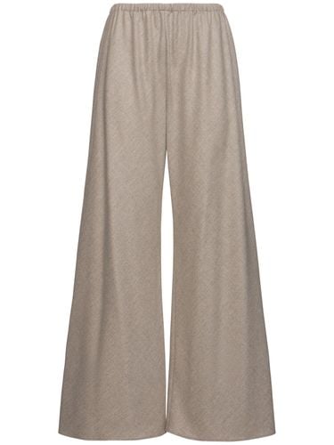 Gala Wool Blend Wide Pants - THE ROW - Modalova