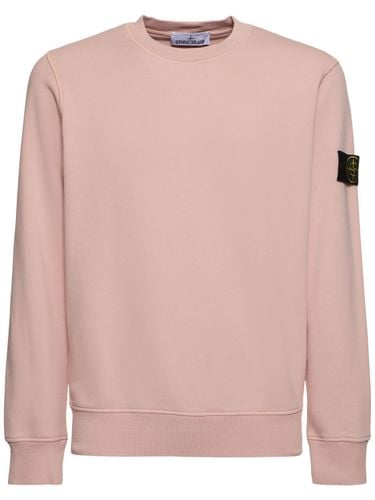 Crewneck Cotton Sweatshirt - STONE ISLAND - Modalova