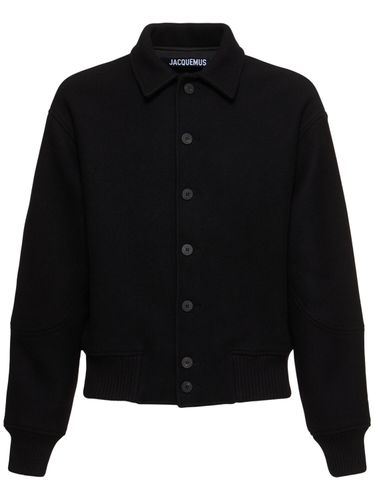 Le Bomber Wool Jacket - JACQUEMUS - Modalova