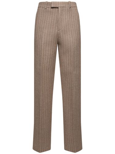 Pantaloni In Misto Lana - BURBERRY - Modalova