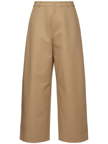 Plass Cotton Twill Wide Pants - ACNE STUDIOS - Modalova