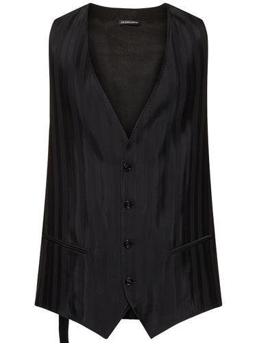 Gilet Juikko In Viscosa - ANN DEMEULEMEESTER - Modalova