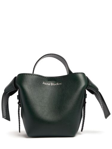 Mini Musubi Leather Top Handle Bag - ACNE STUDIOS - Modalova