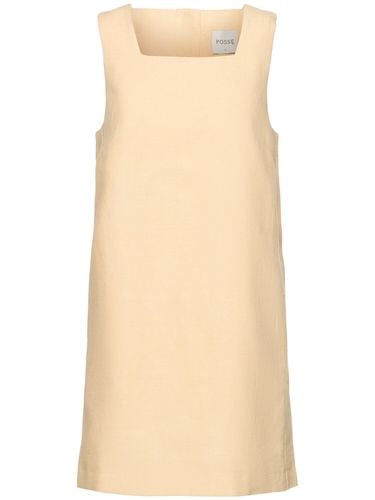 Rio Linen Mini Dress - POSSE - Modalova