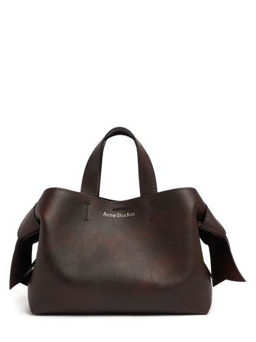 Musubi Soft Semi Shiny Leather Tote Bag - ACNE STUDIOS - Modalova