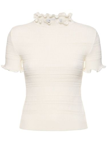 Top In Maglia Di Cotone Tricoté - LANVIN - Modalova