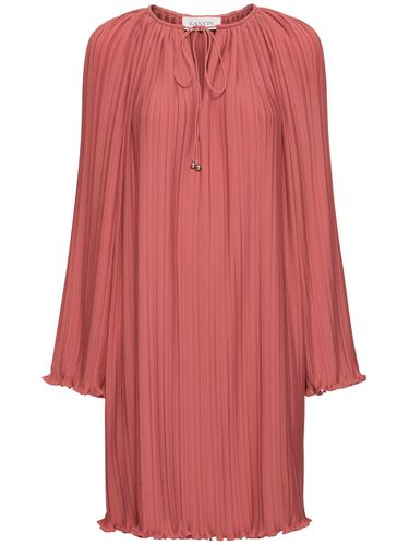 Pleated Mini Dress - LANVIN - Modalova