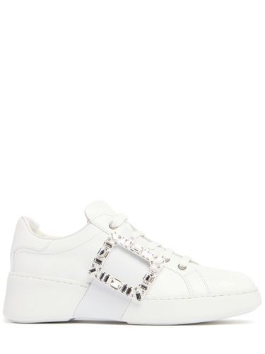 Mm Viv Skate Leather & Crystal Sneaker - ROGER VIVIER - Modalova