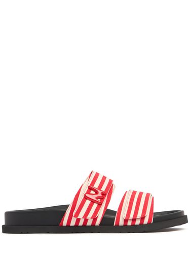 Mm Canvas Flat Sandals - MSGM - Modalova