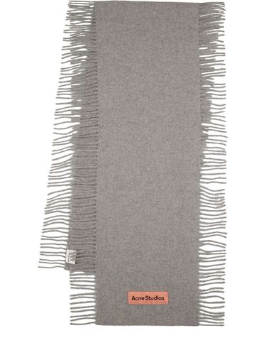 Canada Cancan Fringed Wool Scarf - ACNE STUDIOS - Modalova