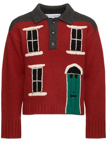 House Polo Sweater - JW ANDERSON - Modalova